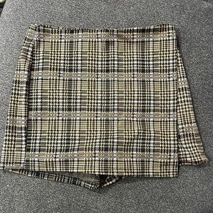 Plaid Skort